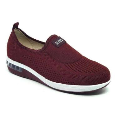 Imagem de Tênis Feminino Modare Slip On UltraConforto, Vinho, 35