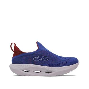 Imagem de Tênis Infantil Olympikus Pixel Hypersox Azul/Vermelho, Azul, Vermelho,