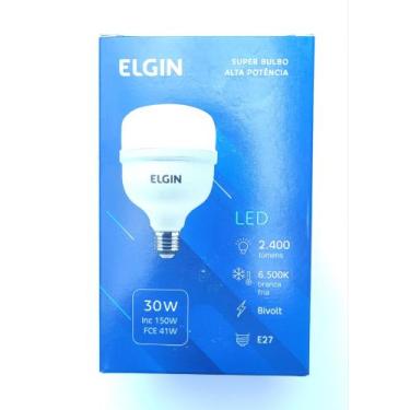 Imagem de Lâmpada Led 30w Bulbo Bivolt 6500K Branca Fria - Elgin