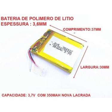Imagem de Bateria Controle Remoto REMOTE   Hero 3+ Potente 350 Mah K - - bgb