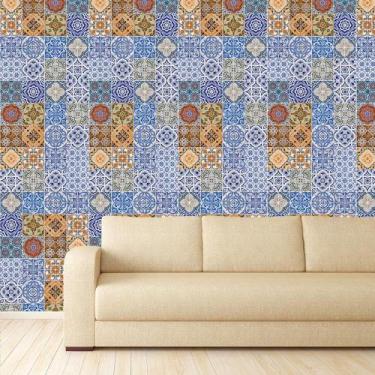 Imagem de Papel de Parede Adesivo - Ladrilho Hidráulico - 005ppz - Allodi