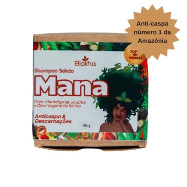 Imagem de Shampoo sólido mana para CASPA feito com manteiga de ucuuba e óleo vegetal de rícino
