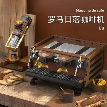 Imagem de Máquina De Café Vintage, Blocos De Construção, Série Criativa, Moedor,