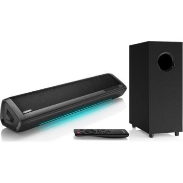 Imagem de Barras de som Saiyin com subwoofer 2.1 canais 40W/30W Bluetooth