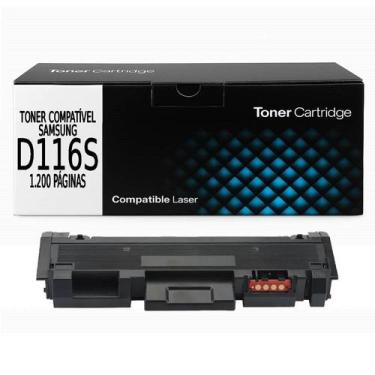 Imagem de Cartucho Toner Preto D116S 116S D116S Compatível Com Laserjet M2825ND,