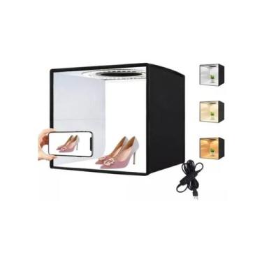 Imagem de Mini estúdio fotográfico + marca + modelo + 30 cm com alta qualidade L