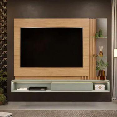 Imagem de Painel para TV até 70 com LED e Espelho Pietro DJ Móveis