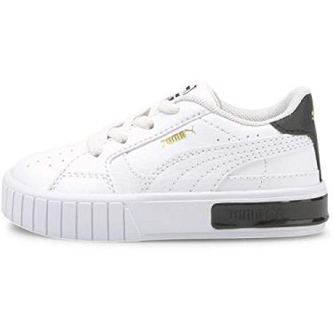 Imagem de PUMA Baby Girl's Cali Star AC (Toddler) White Black 4 Toddler M