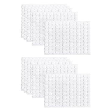 Imagem de WeiLaiKeQi Almofadas espaçadoras para móveis, almofadas de amortecimento multiuso de alto desempenho em EVA branco com 0,5 polegadas de diâmetro para pisos de, 10 Folhas