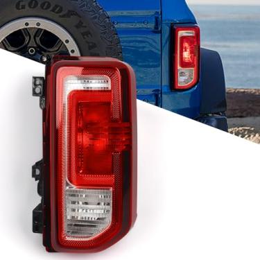 Imagem de DKMGHT Conjunto de luz traseira direita adequado para Ford Bronco 2021 2022 2023, lanterna traseira sem lâmpada para acessórios Ford Bronco, peça de substituição de lâmpadas traseiras modelo de