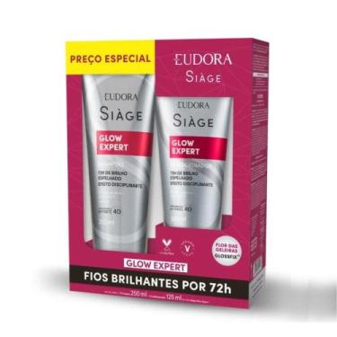 Imagem de Kit Shampoo 250ml + Condicionador 125ml Siàge Glow Expert - Eudora