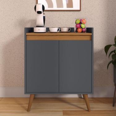 Imagem de Aparador Sala Estar Hall De Entrada Buffet Retrô Cantinho Do Café Prat