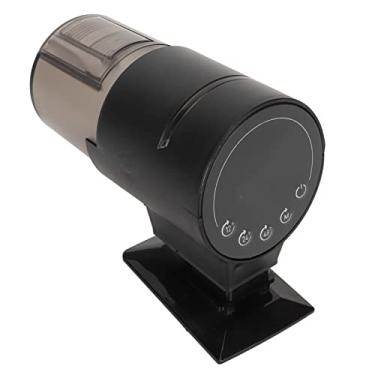 Imagem de Zhjvihx Alimentador Automático de Peixes, Timer Inteligente Corporal Fosca de Peixe Dispensador de Alimentos ABS Melhorar a Frescura do Aquário