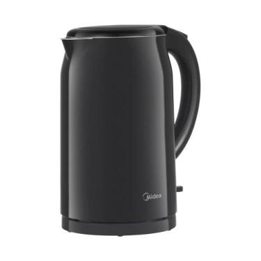 Imagem de Chaleira Elétrica Midea 1,7 Litros Double Wall Preta KDW17P2 - 220V