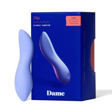 Imagem de Dip Vibrador em Silicone Aveludado Dame - Lilás