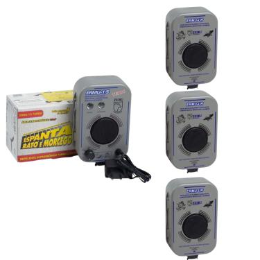 Imagem de REPELENTE MORCEGO ULTRASONICO SONORO ZEBU + 3 EMISSORES