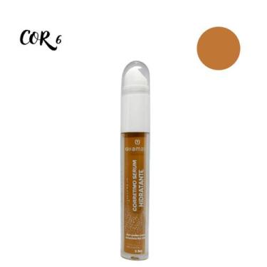 Imagem de Corretivo Sérum Hidratante De Alta Performace Mia Make 3,5ml, Cor6