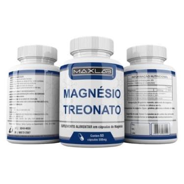 Imagem de Magnésio Treonato C/60 Cápsulas - Maxlab Sabor Sem Sabor