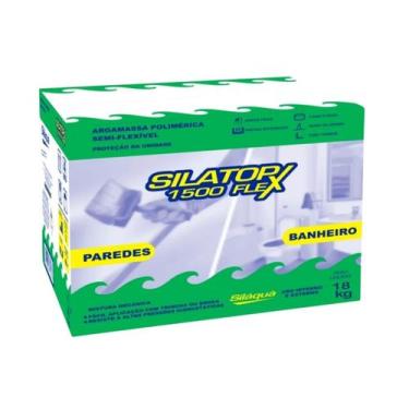 Imagem de Impermeabilizante Banheiro Parede Silaflex 1500 18kg Piscina - SILAQUA