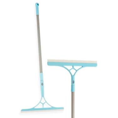 Imagem de Kit 2 Mop Silicone Vidro Piso Chão Vassoura Mágica Rodo Tira Pelo Mult