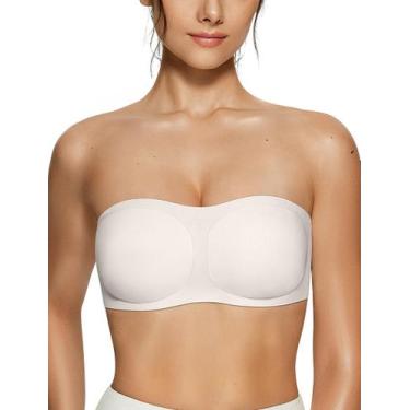 Imagem de Sutiã bandeau feminino sem fio acolchoado sem alças da Bra Vertvie, br