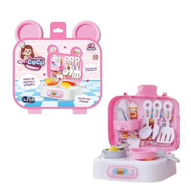 Imagem de Cozinha Infantil Com Fogão Sem Bagunça Brinquedo Educativo