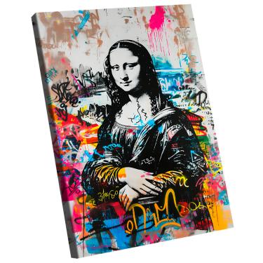 Imagem de Quadro Decorativo Monalisa Grafite