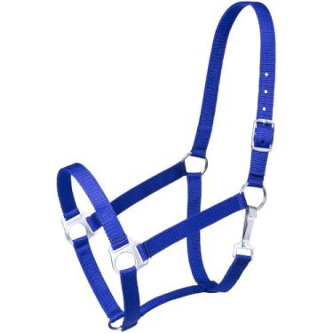 Imagem de Tough 1 Cabresto econômico Tough-1, azul royal, cavalo