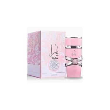 Imagem de Perfume Feminino Yara Rose Lattafa 100ml  Floral Doce Luxuoso e Sofist