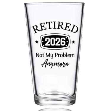 Imagem de Presentes de aposentadoria para homens, copo de cerveja, copo de cerveja aposentado 2026, presentes engraçados de aposentadoria feliz para pai, avô, colega de trabalho, amigo, colega, líder, professor