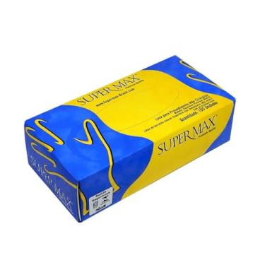 Imagem de Luvas Procedimento Látex com Pó, Tamanho EP/XP, para Uso Médico - CX c/100 Unid. Supermax