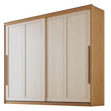 Imagem de Guarda Roupas Casal 2 Portas de Correr 6 Gavetas Firenze