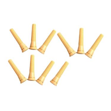 Imagem de Fenteer 10x Dedos depenadores de frango, depenadores de ganso, acessórios práticos e flexíveis, de frango, de borracha para patos e perus, Anéis Roscados