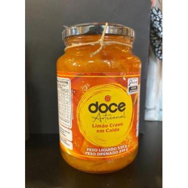 Imagem de Doce de limão cravo em calda 350g - artesanal