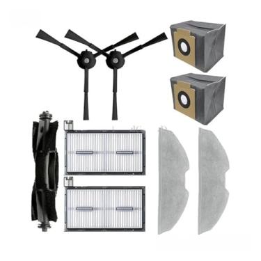 Imagem de Compatible With Eufy X8 Pro Robot Vacuum Cleaner Parts Main Side Brush Hepa Filter Mop Cloth Rag Dust Bag Accessories Replacement Spare Part(Set-4)