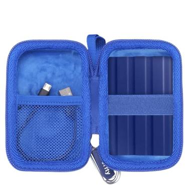 Imagem de Capa de disco rígido para Samsung T9 SSD portátil/Samsung T7 Shield/T7/T7 Touch SSD portátil de estado sólido 1TB, 2TB, 500 GB, apenas capa (azul)