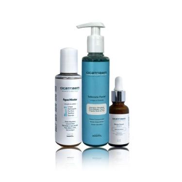 Imagem de Kit Skincare Cicatribem  Limpeza, Tonificação e Hidratação  Sabonete 2