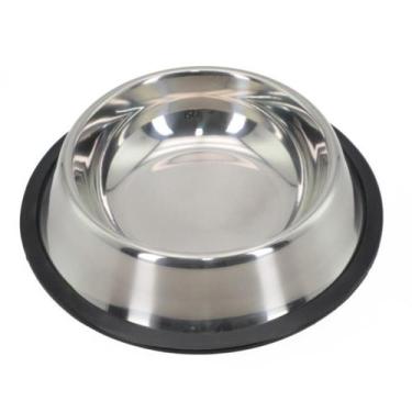 Imagem de Comedouro Inox Pet 16 18 22cm Antiderrapante Lovely Vibe - sem marca, 