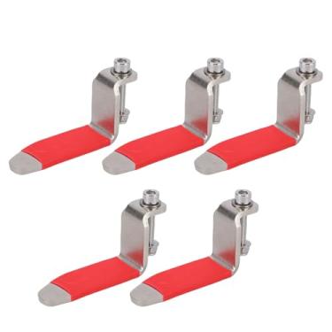 Imagem de Sanpyl Gancho Pneumático Viga Ferramenta de 5 Pces, Gancho Em Forma de L de Aço Inoxidável para o Trabalho de Construção das Armas de Sopro do Martelo do Nailer do Ar