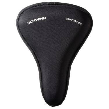 Imagem de Schwinn Capa de assento esportiva Comfort Bike, acolchoamento de gel de alta tecnologia, serve para a maioria dos assentos para bicicletas padrão ou estacionárias