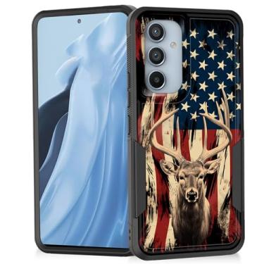 Imagem de Vobber Capa para Galaxy S25 FE, capa protetora resistente à prova de choque resistente à prova de choque para Samsung Galaxy S25 FE 6,7 polegadas 2025, bandeira americana