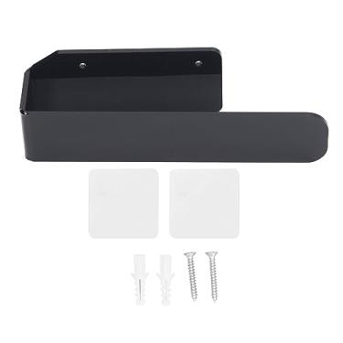 Imagem de Toalheiro, suporte de toalha de mão cabide de banheiro acrílico barra montada na parede para banheiro (preto)