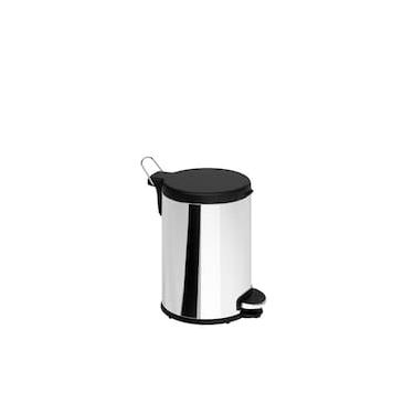 Imagem de Lixeira Inox com Pedal Brinox Flat 6L Aro Removível