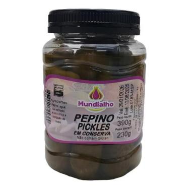 Imagem de Pepino Em Conserva Picles Mundialho 230g
