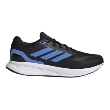 Imagem de Tenis Running Masc Adidas Runfalcon 5, Black, Blufus, Ftwwht, 40