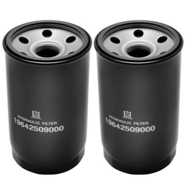 Imagem de MDEOOSKY 2 peças de filtro hidráulico 19642509000, substituição de filtro de óleo hidráulico para trator Mahindra 1526 1533 1538 1626 1640 2615 2816 3016 3215 3316, substitui HHTA0-37710 BTT 8488