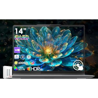 Imagem de Lenovo 2025 Yoga 7i 2 em 1 Copilot+ PC, tela sensível ao toque OLED de 14 polegadas 600 nits, Ultra 5 226V (>Ultra 5 125U), bateria de 15H, KB retroiluminada, câmera de privacidade, FP, Wi-Fi 7, Win11