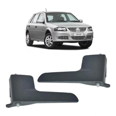 Imagem de Par Maçaneta Gol G4 Interna Metal Grafite Fox 2003 A 2009 - Un / 2 [f103]