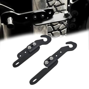 Imagem de DarSeity RZR Easy Door Latches with 11.4 cm - 13.2 cm - 15.2 cm - 15.2 cm Airflow Booster Vent Extender - Universal Fit for Polaris RZR XP / XP4 1000, Turbo, Turbo S, 900 2014-2023, 1 par (11.4 cm