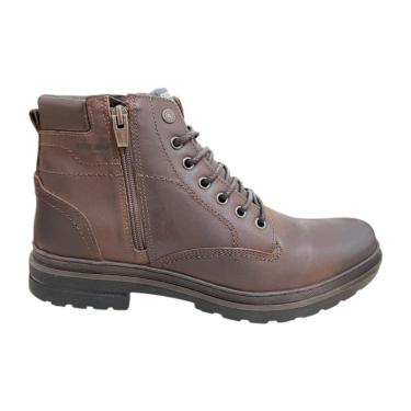 Imagem de Coturno Bota Masculino Freeway Django Crazy Horse Rústico Couro 1975-Masculino